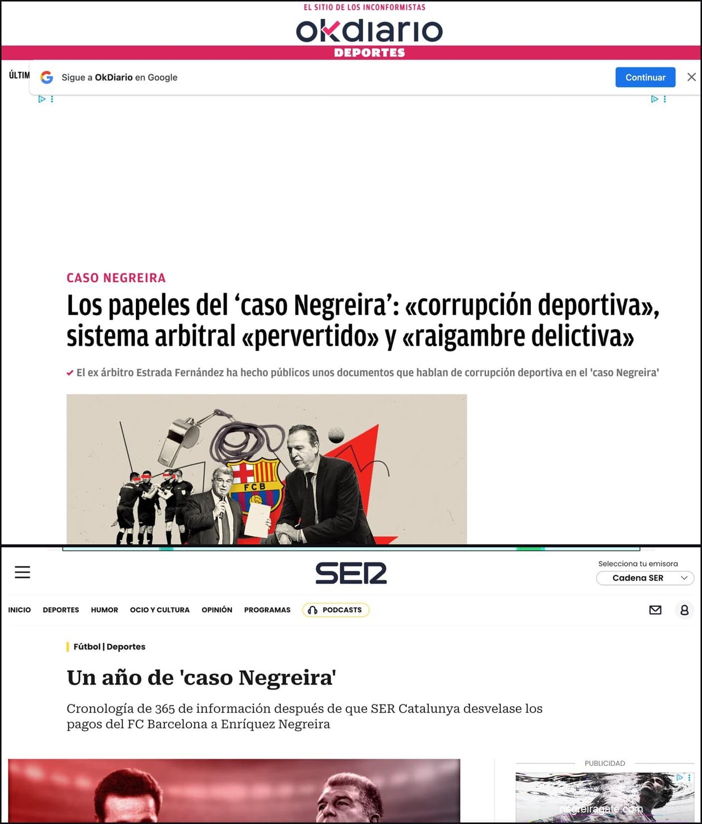 Portadas de medios